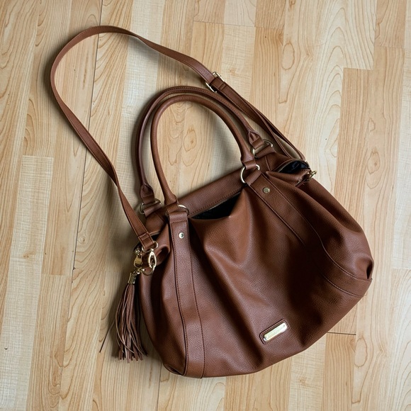Steve Madden Marlow Cognac Tassel Bag - Picture 1 of 9